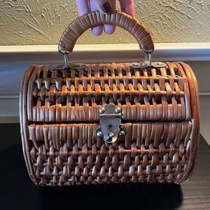 Unique boho basket handbag!